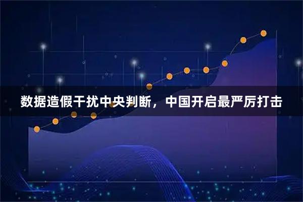 数据造假干扰中央判断，中国开启最严厉打击